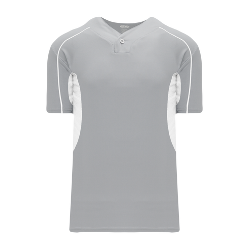Athletic Knit One Button Pro Placket Baseball Jersey with Underarm Inserts (BA1745)